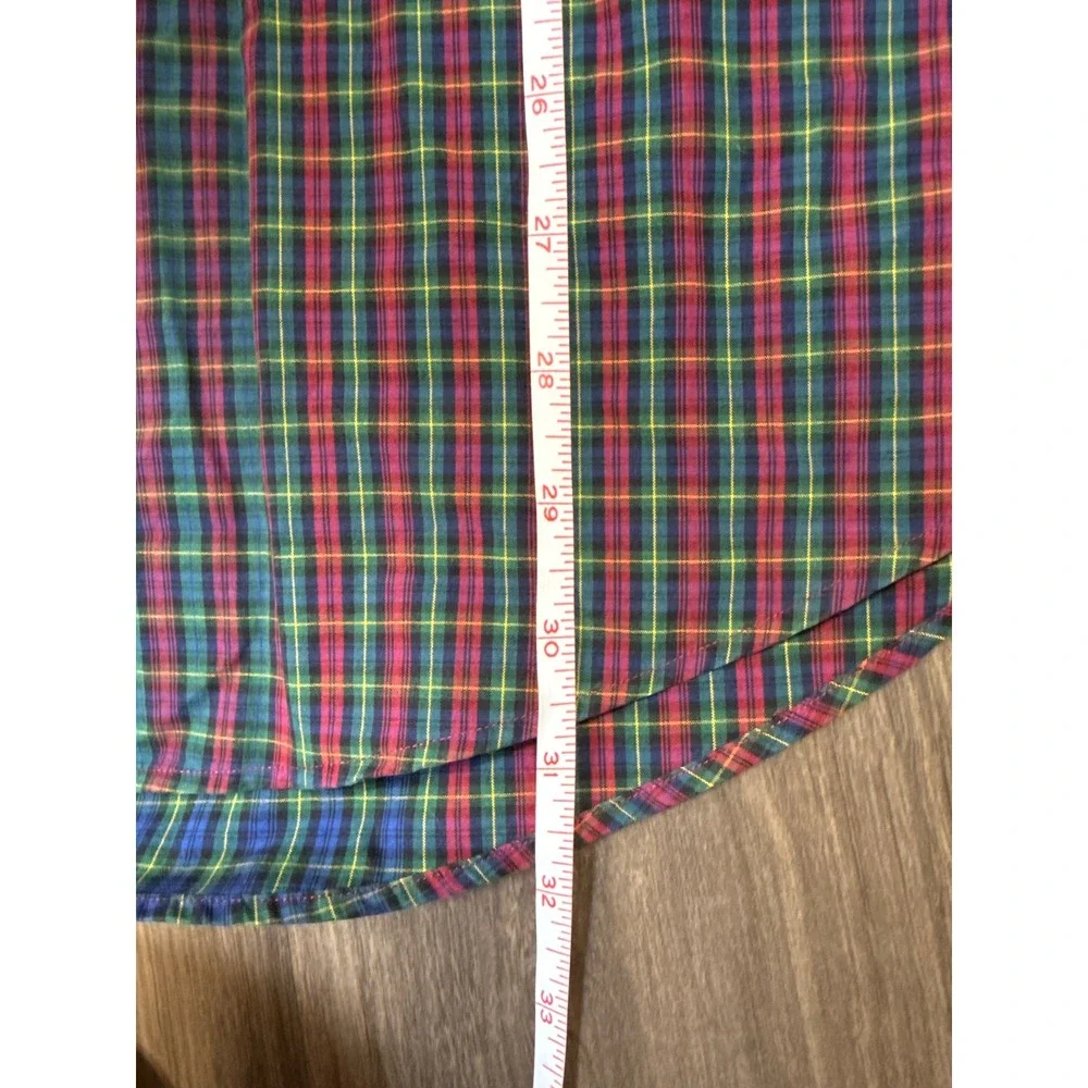 VTG Polo Ralph Lauren Mixed Plaid Men's Button‎ Down XXL/18 Regent Custom Fit